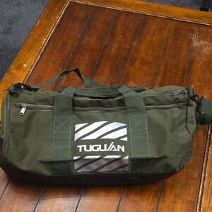 Tuguian Green Duffel Bag